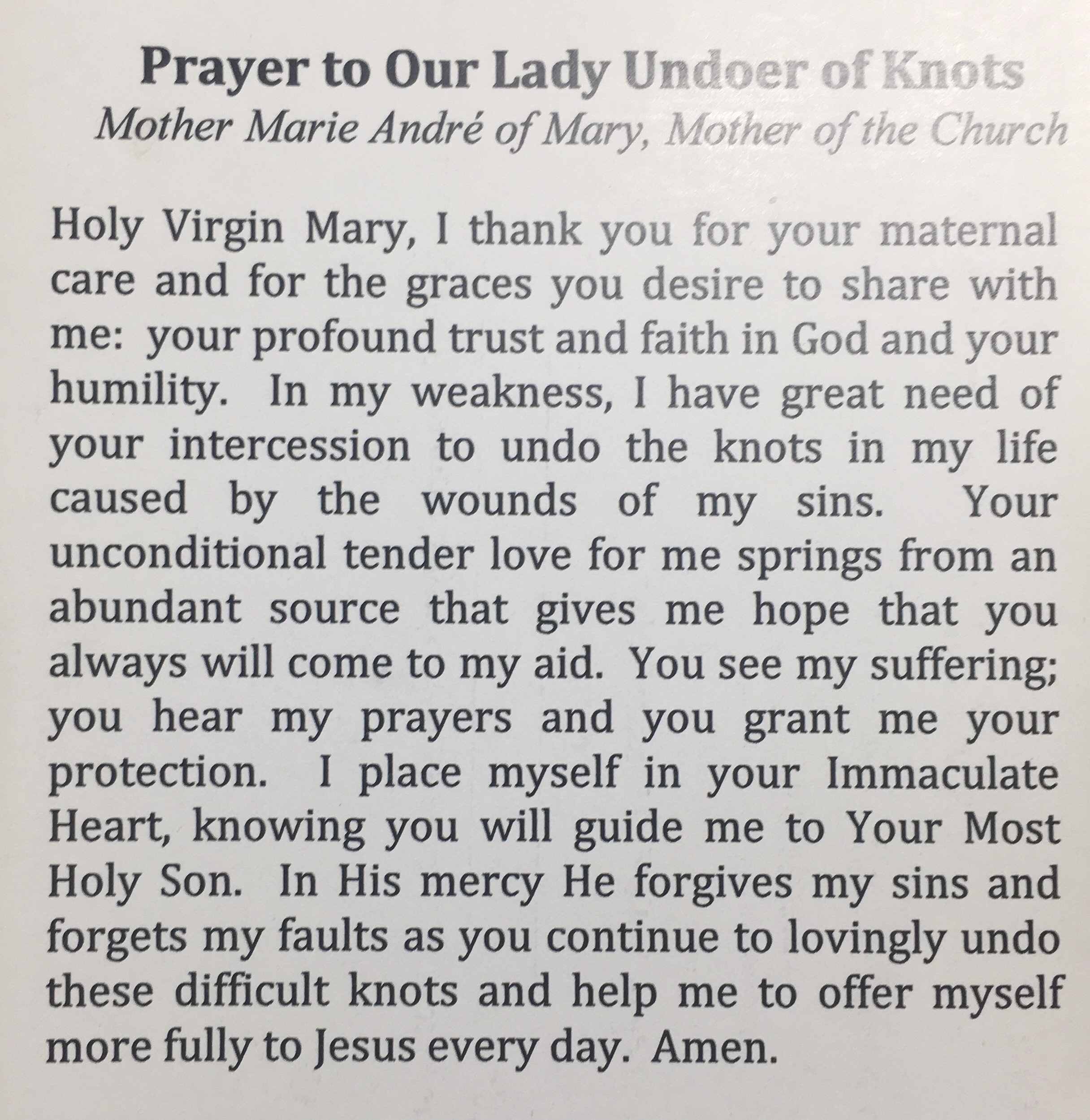 Our Lady of the Rosary, Our Lady of Victory, pray for us – non veni pacem